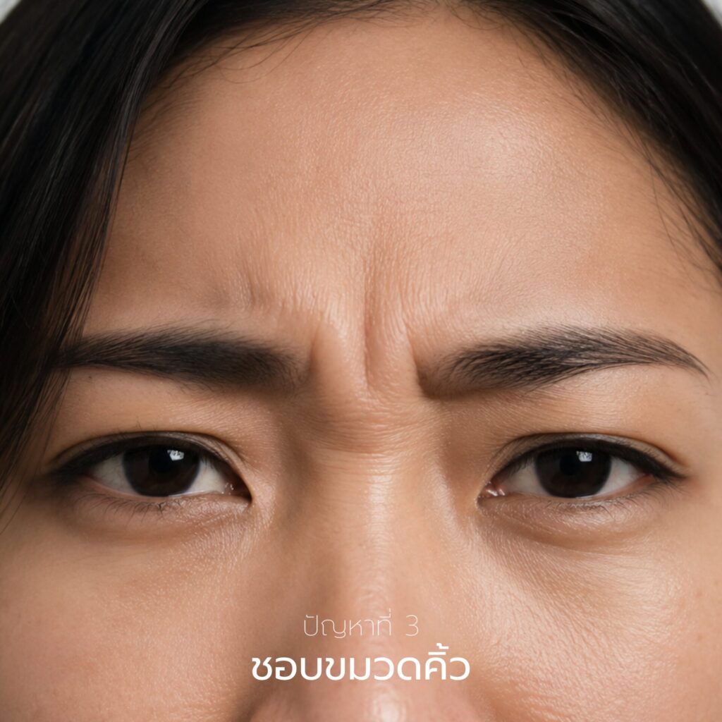 ขมวดคิ้ว