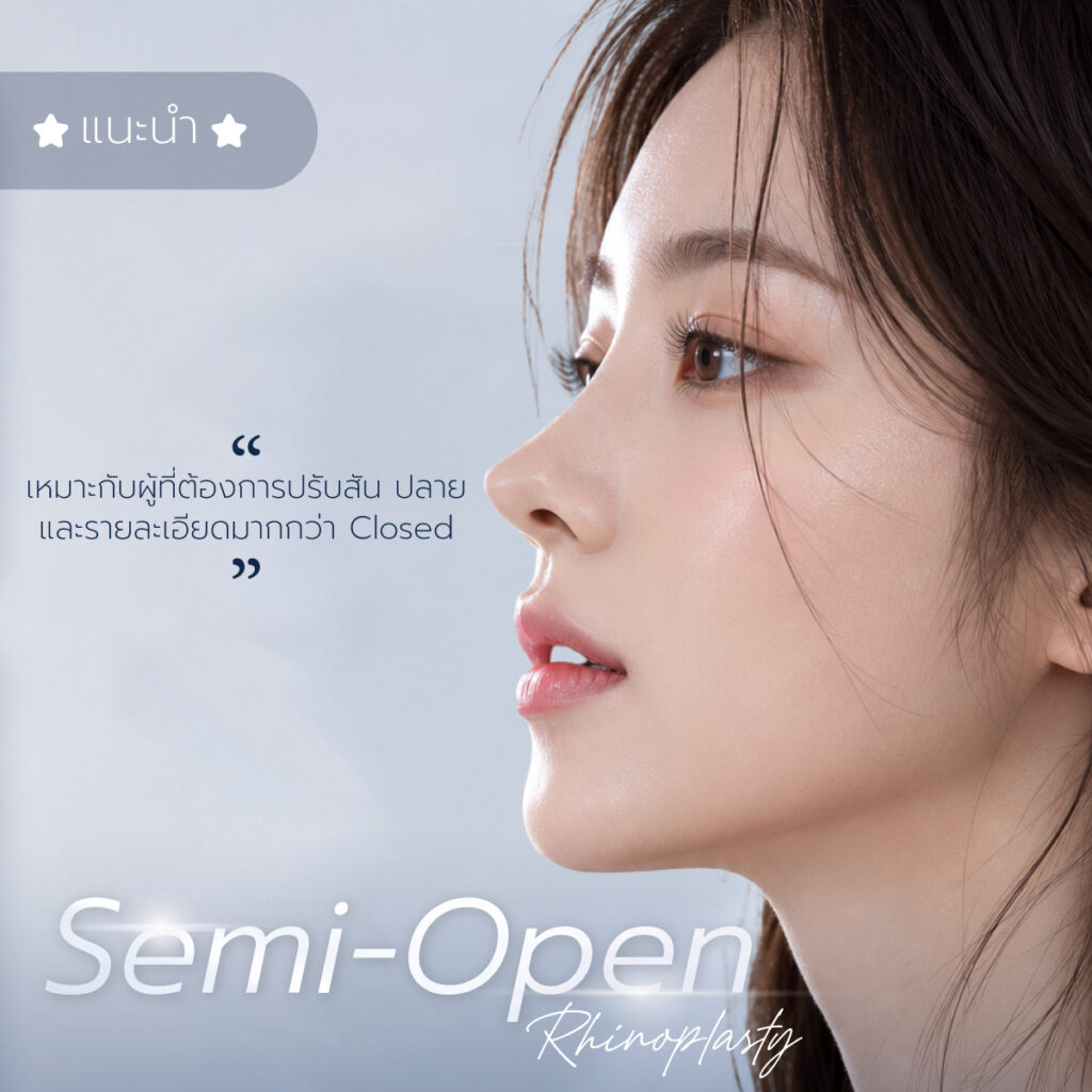 จมูก semi open